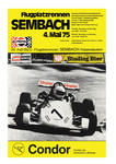 Programme cover of Sembach Air Base, 04/05/1975