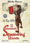 Programme cover of Semmering Hill Climb, 15/09/1929