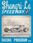 Programme cover of Shangri-La Speedway, 29/04/1972