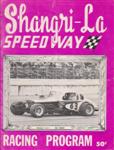 Programme cover of Shangri-La Speedway, 13/05/1972