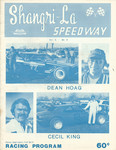 Programme cover of Shangri-La Speedway, 29/06/1974