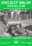 Programme cover of Shelsley Walsh Hill Climb, 13/08/2000