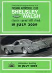 Programme cover of Shelsley Walsh Hill Climb, 19/07/2009