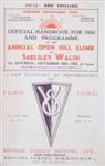 Programme cover of Shelsley Walsh Hill Climb, 29/09/1934