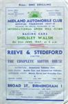 Programme cover of Shelsley Walsh Hill Climb, 21/06/1947