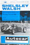 Programme cover of Shelsley Walsh Hill Climb, 14/06/1964