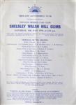 Programme cover of Shelsley Walsh Hill Climb, 11/07/1970