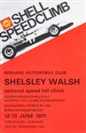 Programme cover of Shelsley Walsh Hill Climb, 13/06/1971