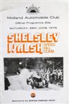 Programme cover of Shelsley Walsh Hill Climb, 28/06/1975