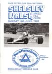 Programme cover of Shelsley Walsh Hill Climb, 06/06/1982