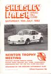 Programme cover of Shelsley Walsh Hill Climb, 10/07/1982