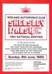 Programme cover of Shelsley Walsh Hill Climb, 09/06/1985