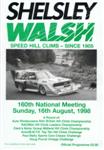 Programme cover of Shelsley Walsh Hill Climb, 16/08/1998