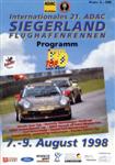 Programme cover of Siegerlandring, 09/08/1998