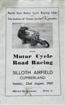 Programme cover of Silloth Airfield, 22/08/1965