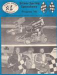 Programme cover of Silver Spring Speedway, 05/07/1986