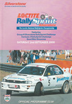 Programme cover of Silverstone Circuit, 02/09/2000