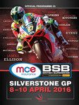 Programme cover of Silverstone Circuit, 10/04/2016