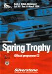 Programme cover of Silverstone Circuit, 31/03/1996