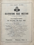 Programme cover of Silverstone Circuit, 07/06/1952