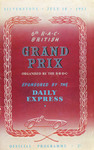 Programme cover of Silverstone Circuit, 18/07/1953