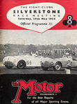 Programme cover of Silverstone Circuit, 29/05/1954