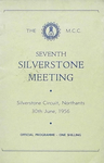 Programme cover of Silverstone Circuit, 30/06/1956