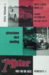 Programme cover of Silverstone Circuit, 04/10/1958