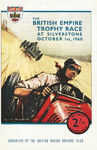 Programme cover of Silverstone Circuit, 01/10/1960