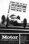 Programme cover of Silverstone Circuit, 16/06/1962