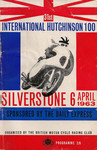 Programme cover of Silverstone Circuit, 06/04/1963