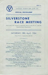 Programme cover of Silverstone Circuit, 18/04/1964