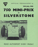 Programme cover of Silverstone Circuit, 16/07/1966