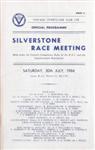 Programme cover of Silverstone Circuit, 30/07/1966