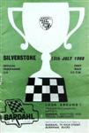Programme cover of Silverstone Circuit, 13/07/1968