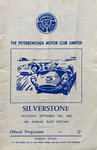 Programme cover of Silverstone Circuit, 14/09/1968