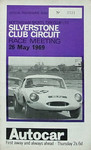 Programme cover of Silverstone Circuit, 26/05/1969