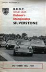 Programme cover of Silverstone Circuit, 18/10/1969