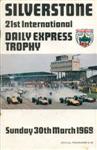 Programme cover of Silverstone Circuit, 30/03/1969