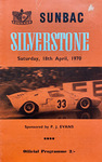Programme cover of Silverstone Circuit, 18/04/1970