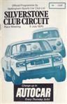 Programme cover of Silverstone Circuit, 05/07/1970