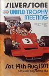 Programme cover of Silverstone Circuit, 14/08/1971