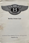 Programme cover of Silverstone Circuit, 28/08/1971