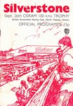 Programme cover of Silverstone Circuit, 26/09/1971