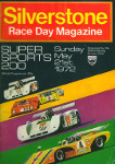 Programme cover of Silverstone Circuit, 21/05/1972