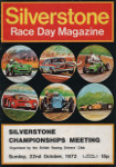Programme cover of Silverstone Circuit, 22/10/1972