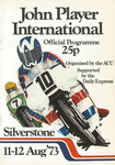 Programme cover of Silverstone Circuit, 12/08/1973