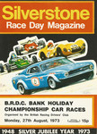 Programme cover of Silverstone Circuit, 27/08/1973