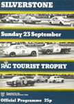 Programme cover of Silverstone Circuit, 23/09/1973