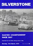 Programme cover of Silverstone Circuit, 31/03/1975
